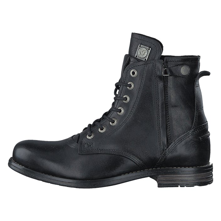 Kingdom Leather Black, Male, Shoes, Boots, Boots, Black, EU 40