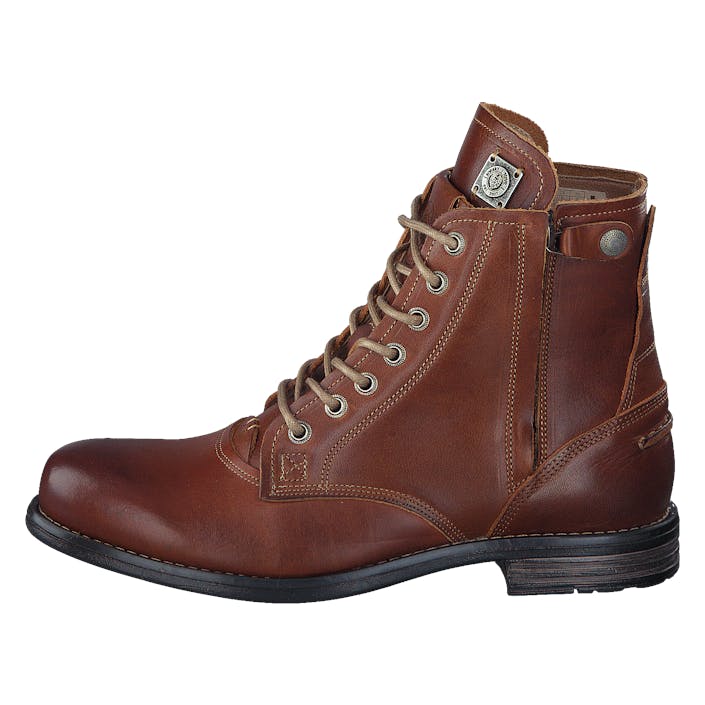 Kingdom Leather Cognac, Male, Schoenen, Laarzen, Laarzen, Bruin, EU 43