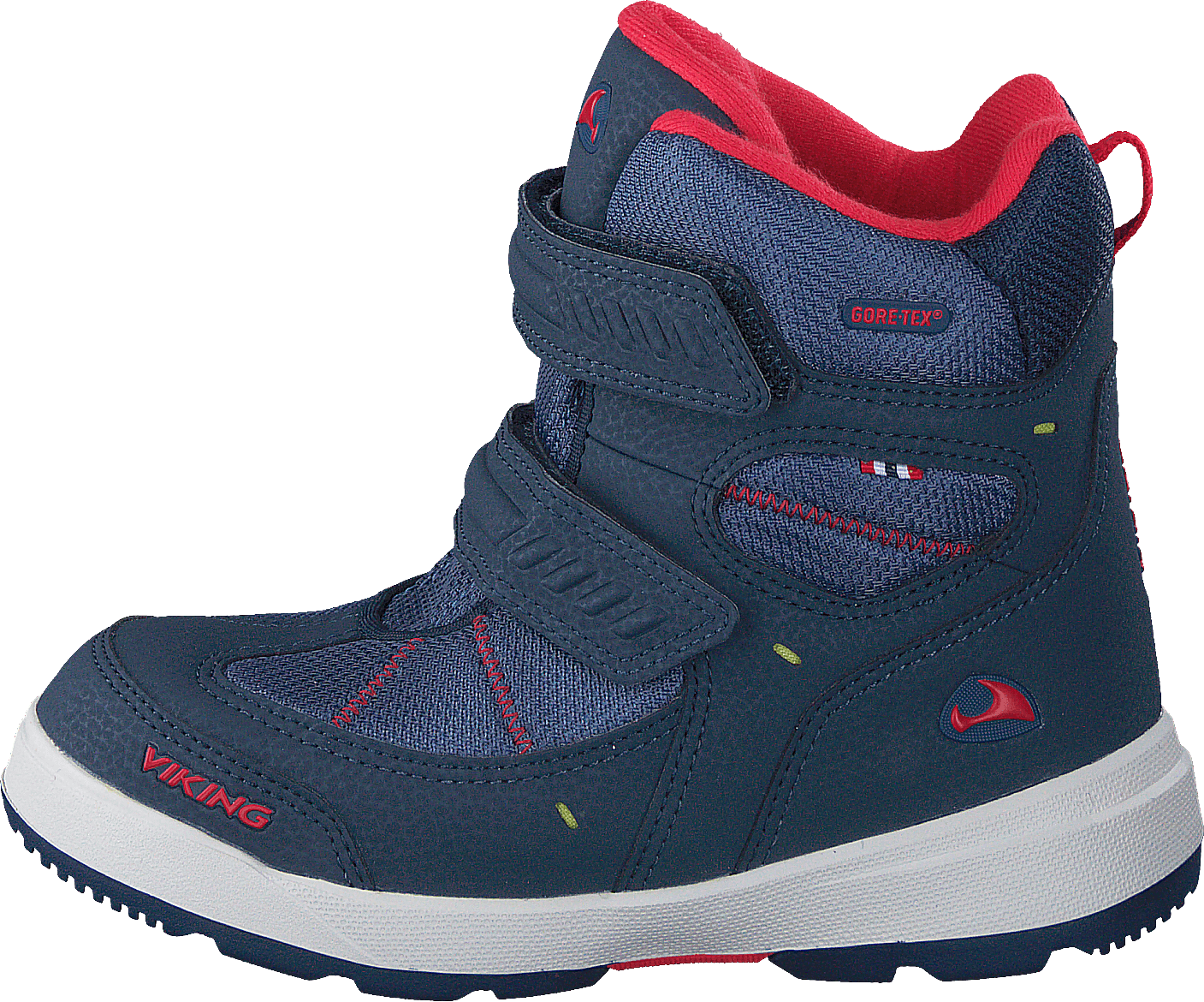 Toasty Warm GTX Navy/Red, Unisex, Sko, Boots, vinterstøvler, Blå, EU 23