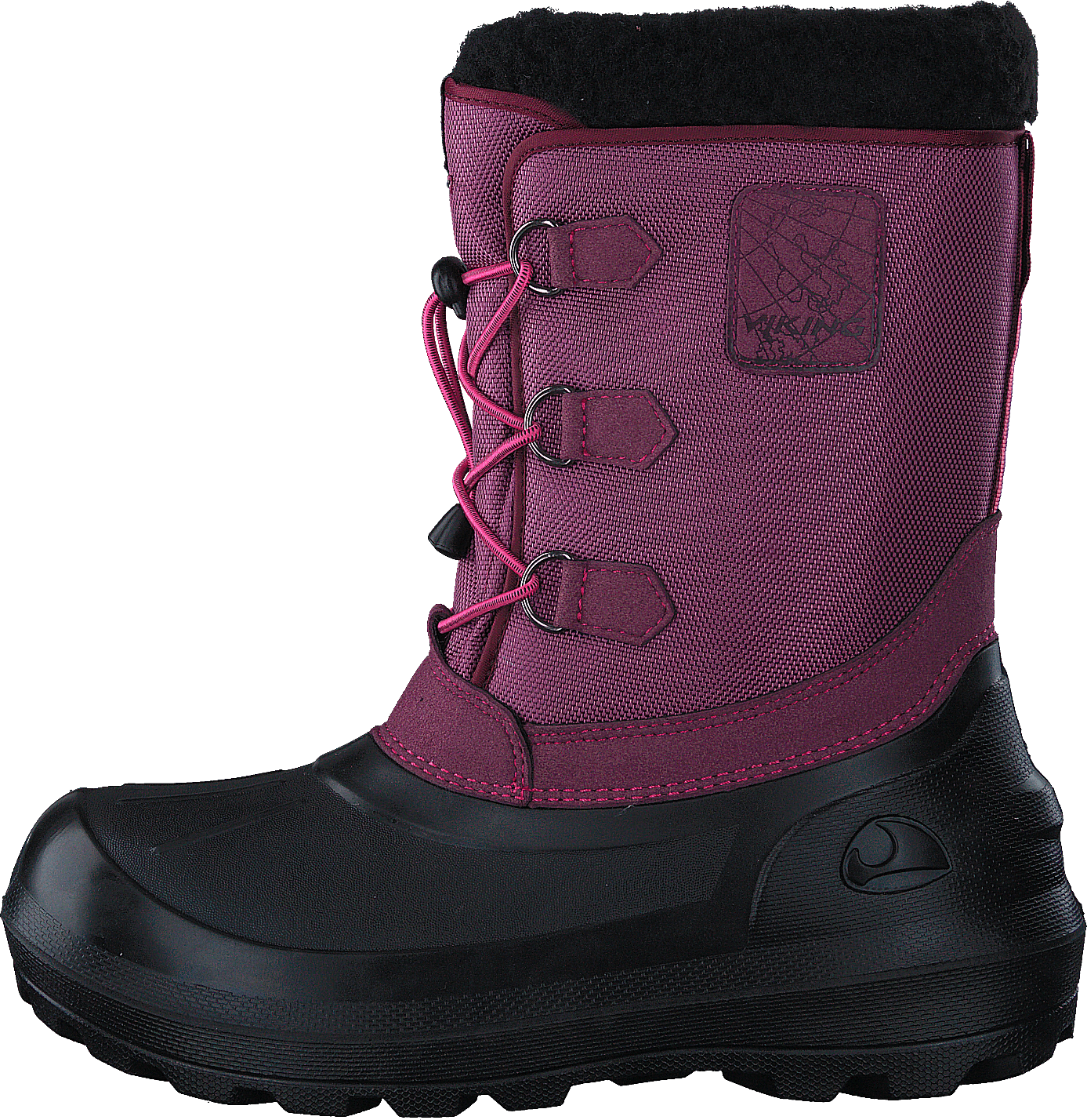 Istind Dark Pink/Black, Unisex, Shoes, Boots, winter boots, Black, UK 5