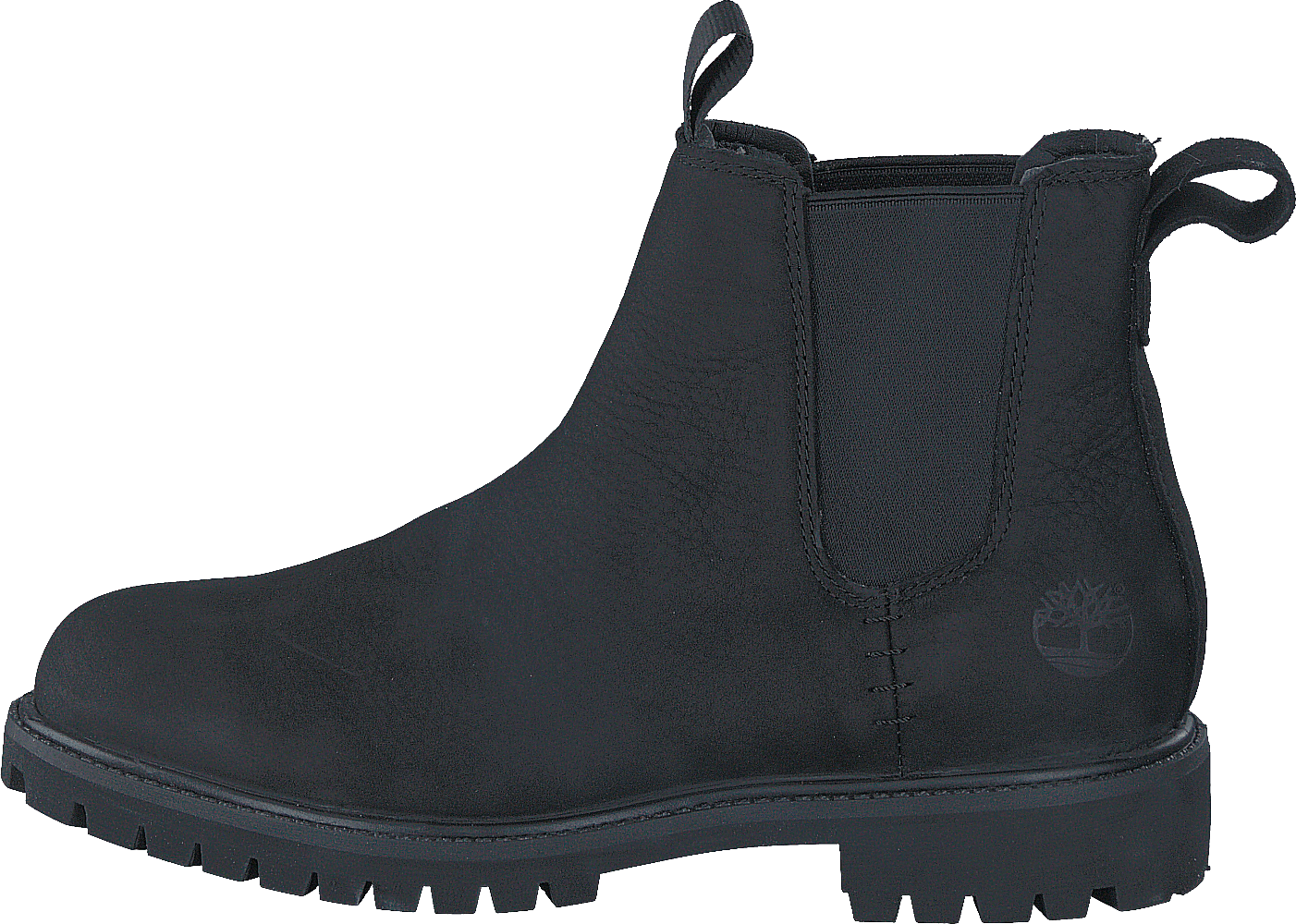 6 in Premium Chelsea Jet Black Vecchio, Male, Shoes, Boots, chelsea boots, Black, EU 45 (UK 10,5)