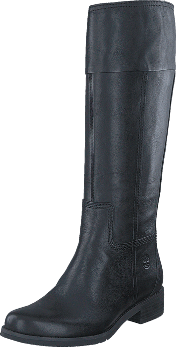 timberland tall black boots