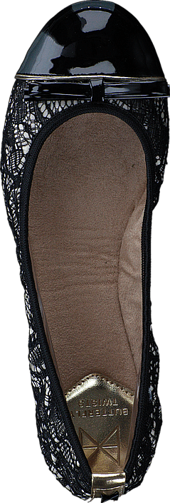 Butterfly Twists - Cara Nude Lace/ Black