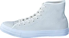 Converse - All Star Pebbled Leather Hi Egret/Egret/White