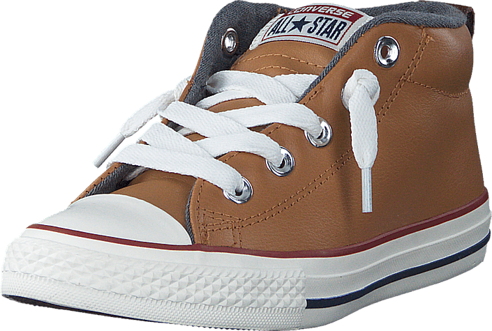 Converse - All Star Street Ltr Fleece Mid Raw Sugar/Terra Red/Navy