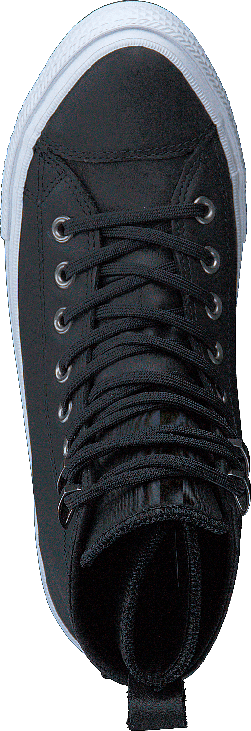 All Star WP Boot Leather Hi Black/Black/White