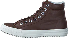 Converse - Boot PC Tumbled Leather Hi Dark Clove/Dark Clove/Egret