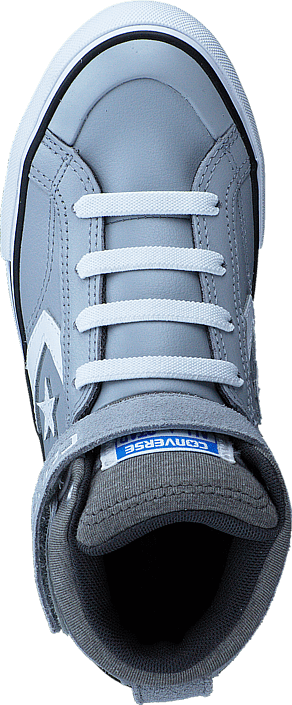 Converse - Pro Blaze Strap Ltr Suede Hi Wolf Grey/Storm Wind/White