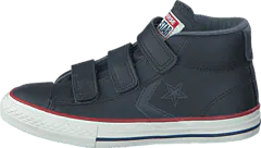 Converse - Star Player EV 3V Leather Mid Black/Thunder/Storm Wind