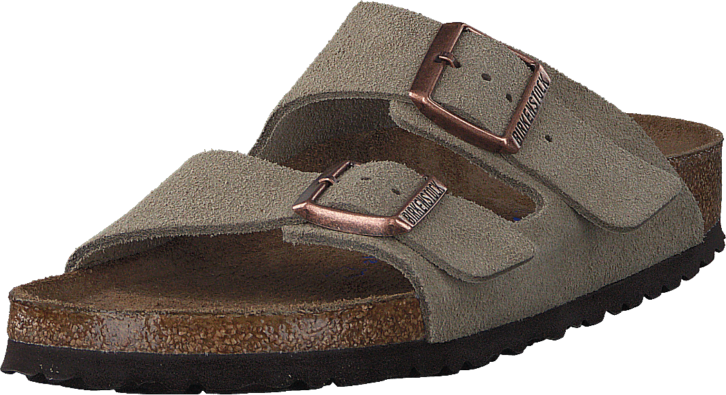 Arizona Soft Footbed Narrow Taupe Suede