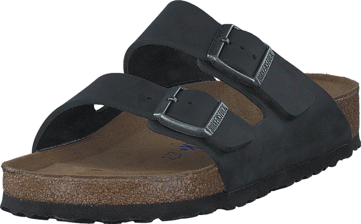 Birkenstock - Arizona Regular Soft Black Oiled Leather