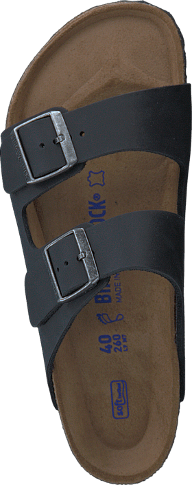 Birkenstock - Arizona Regular Soft Black Oiled Leather