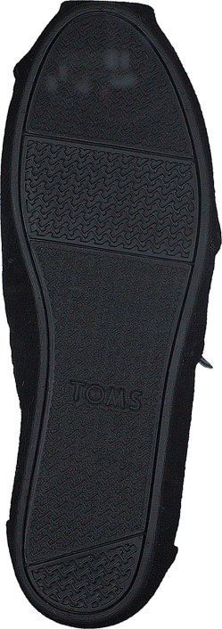 Toms - Seasonal Classic Black Wool/Faux Shearling
