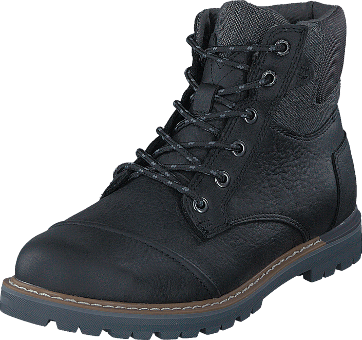 Toms - Ashland Black Pull Up Leather