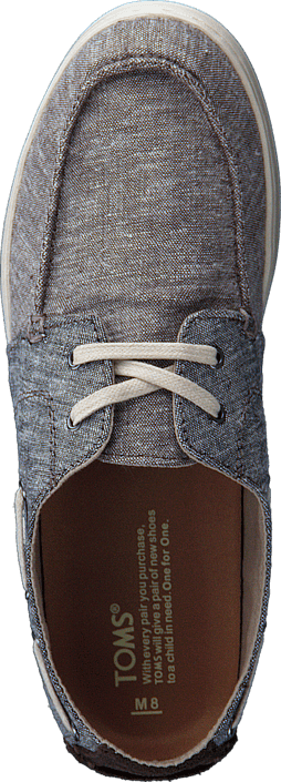 Toms - Seasonal New Men Black Chocolate Brown Chambray