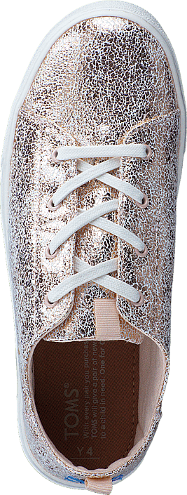 Toms - Lenny Youth Rose Gold Crackle Foil