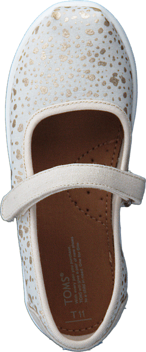 Toms - Mary Jane Tiny Gold Foil Snow Spots