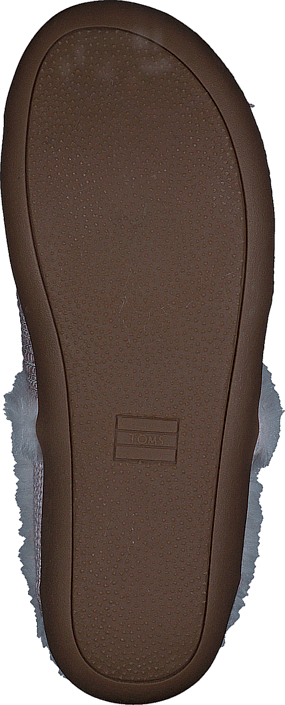 Toms - House Slipper Youth Pink Metallic Woven