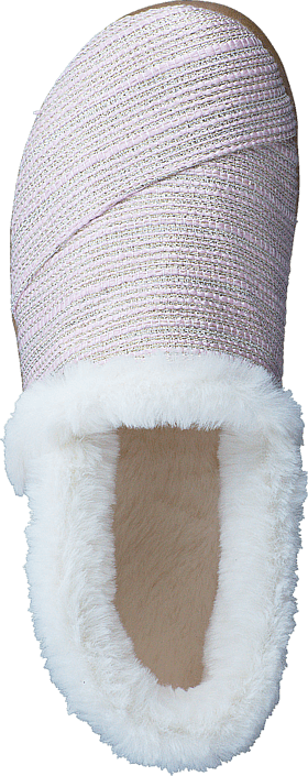 Toms - House Slipper Youth Pink Metallic Woven