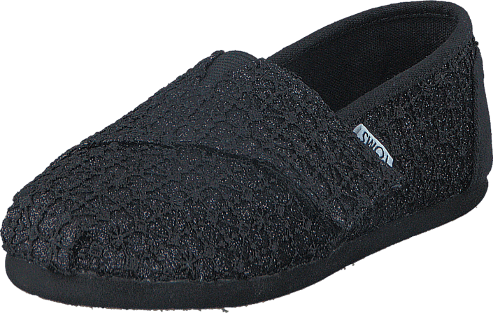 Toms - Seasonal Classic Tiny Black Lace Glimmer