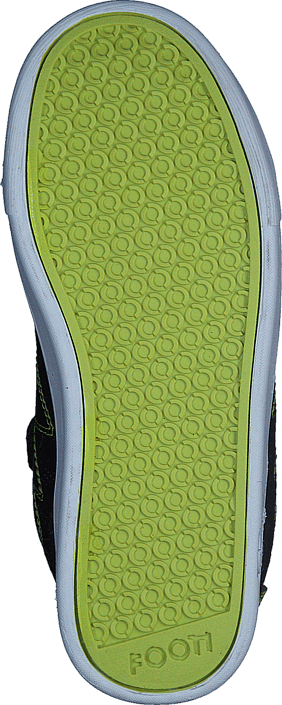 Footi - Hornfels Black/Lime