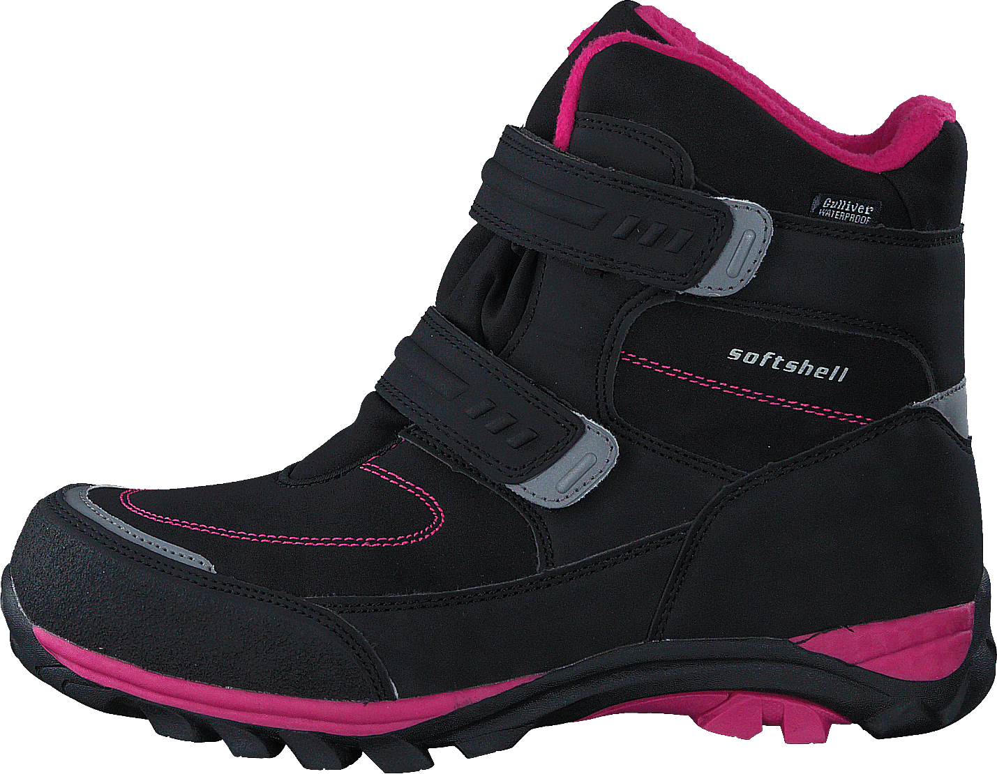 435-6608 Waterproof Warm Lined Black/Fuchsia, Unisex, Scarpe, Stivaletti, scarponi da trekking, Nero, EU 37