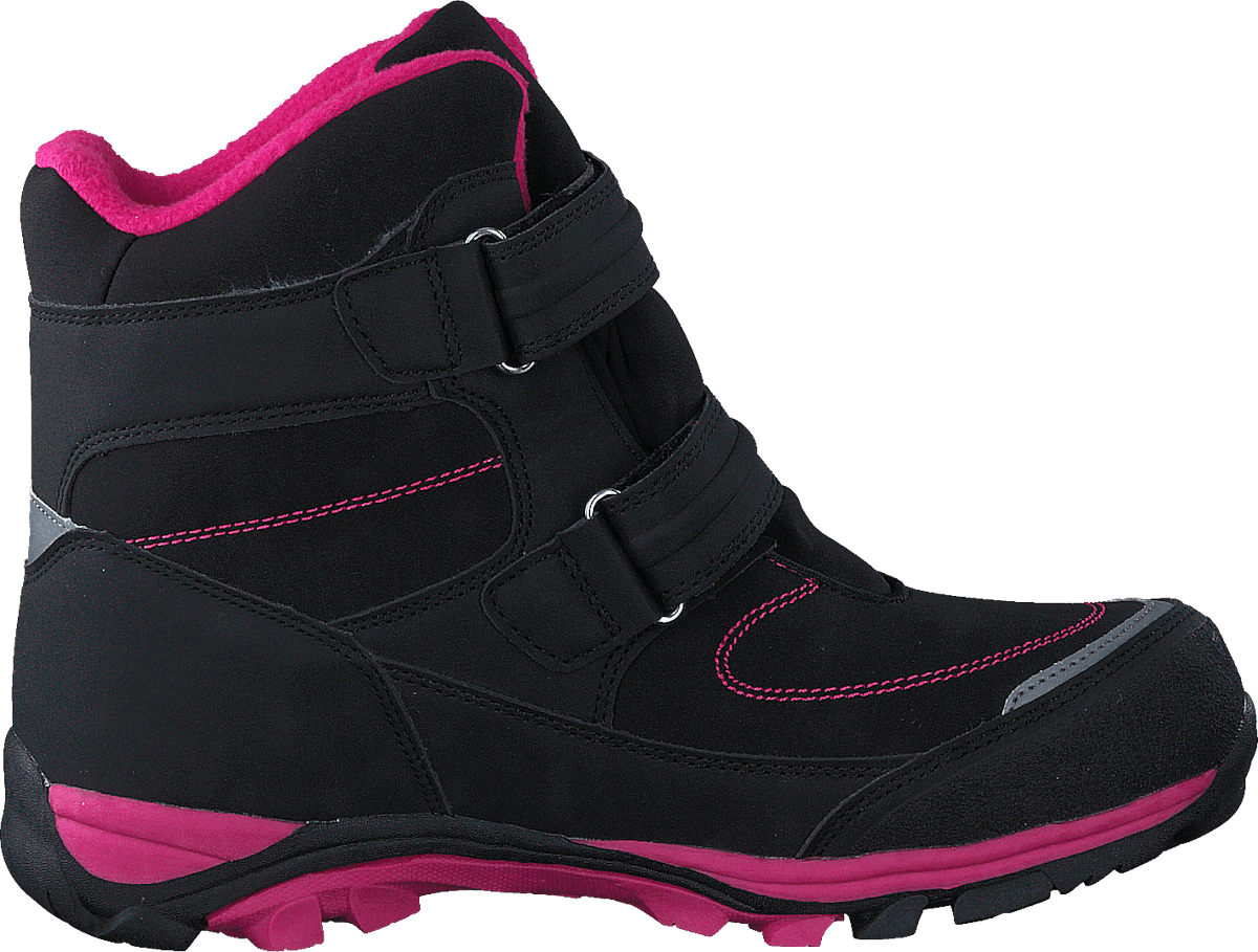 435-6608 Waterproof Warm Lined Black/Fuchsia