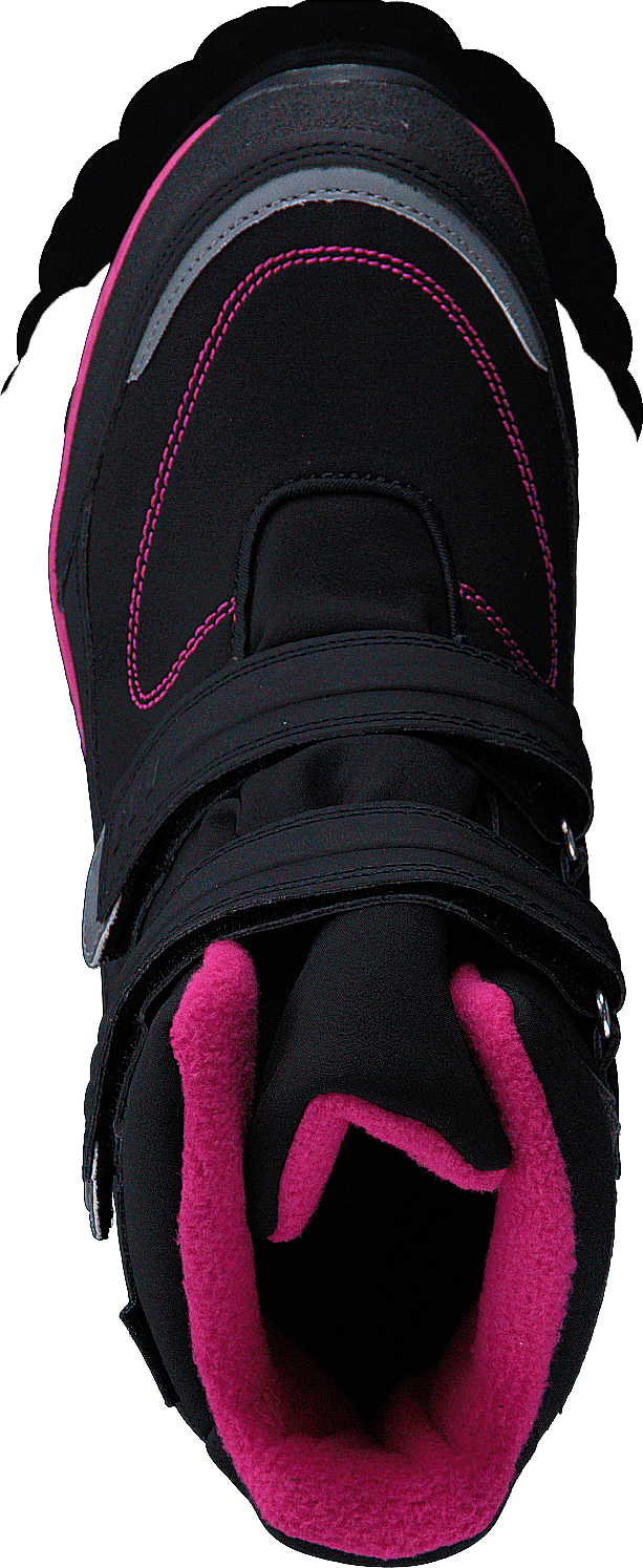 435-6608 Waterproof Warm Lined Black/Fuchsia