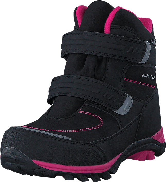 Gulliver - 435-6608 Waterproof Warm Lined Black/Fuchsia