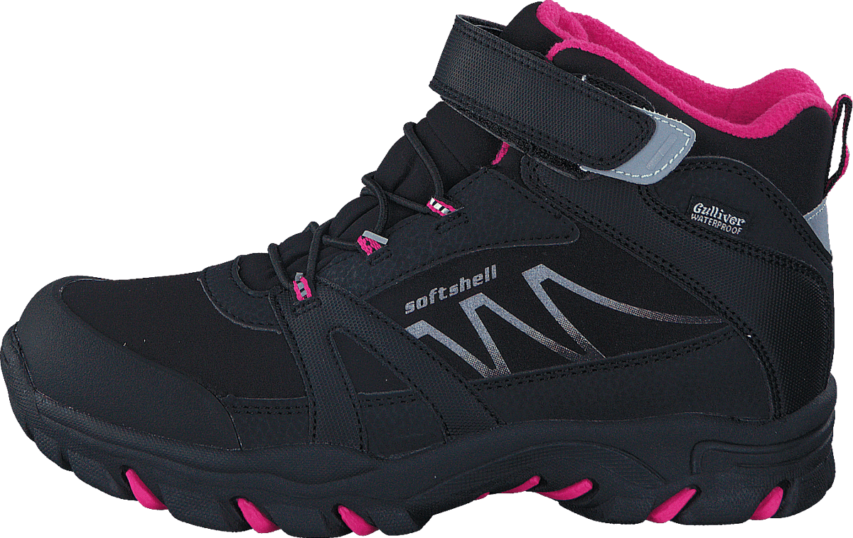 435-6637 Waterproof Warm Lined Black/Fuchsia