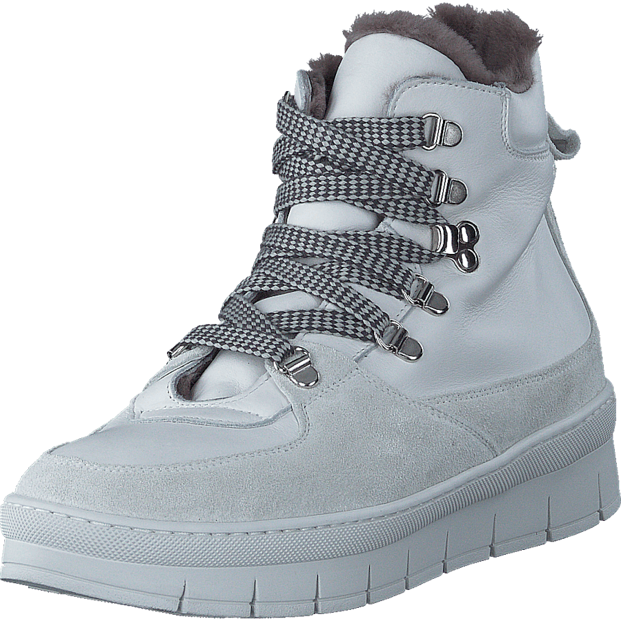 Hilda White Sole Velour/Softy Bianco - Bild 3