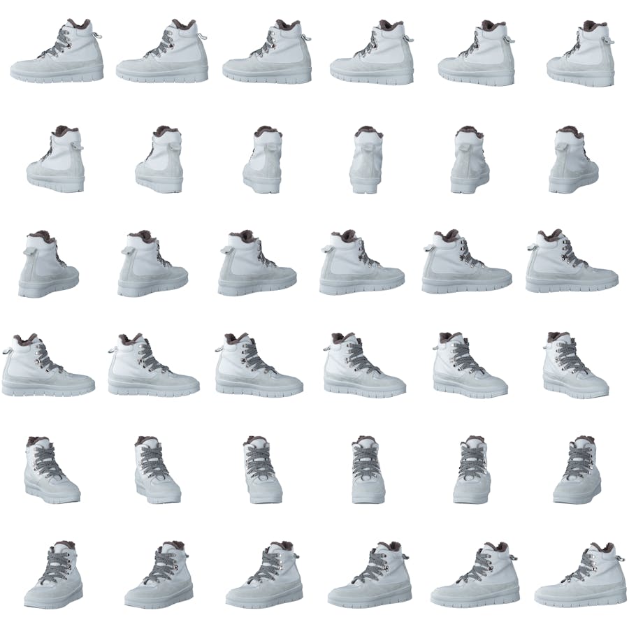 Hilda White Sole Velour/Softy Bianco - Bild 8