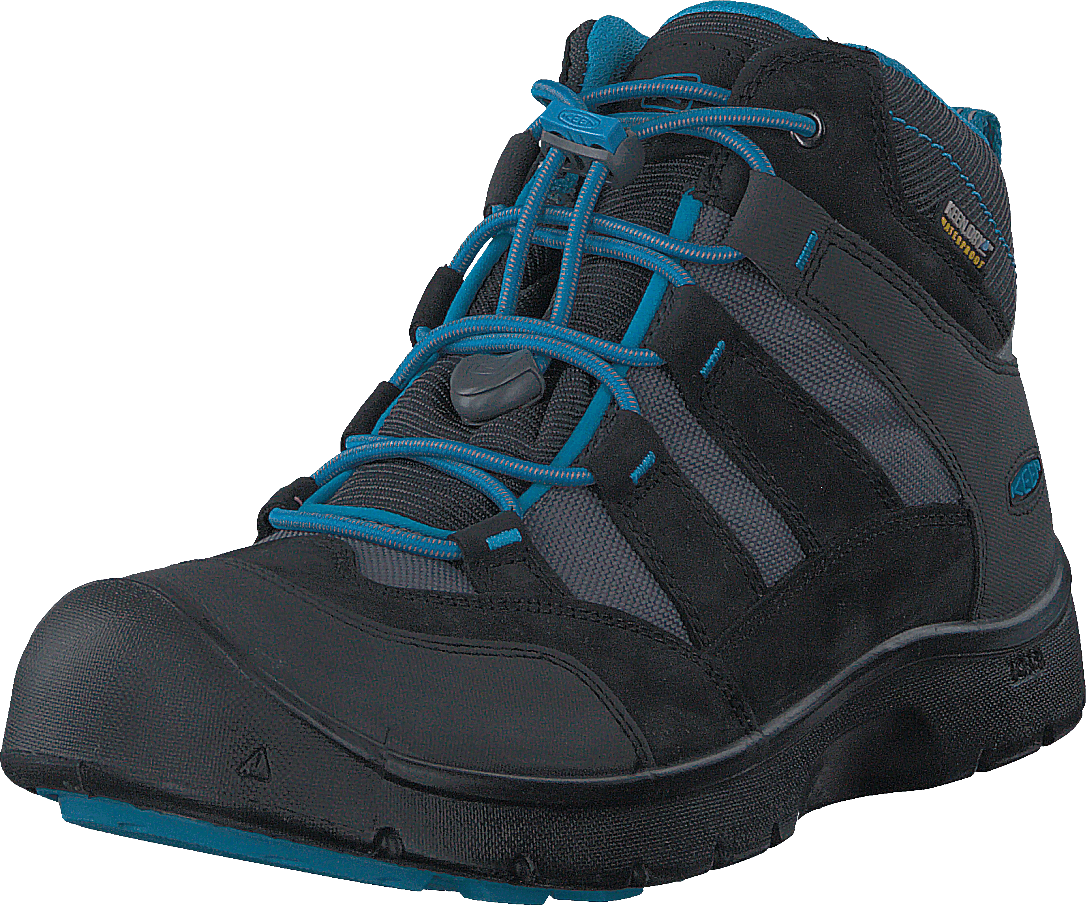 Hikeport Mid Wp Youth Black /Blue Jewel