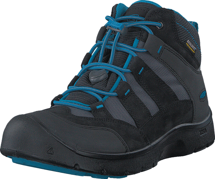 Keen - Hikeport Mid Wp Youth Black /Blue Jewel