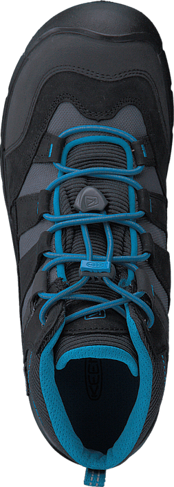 Keen - Hikeport Mid Wp Youth Black /Blue Jewel