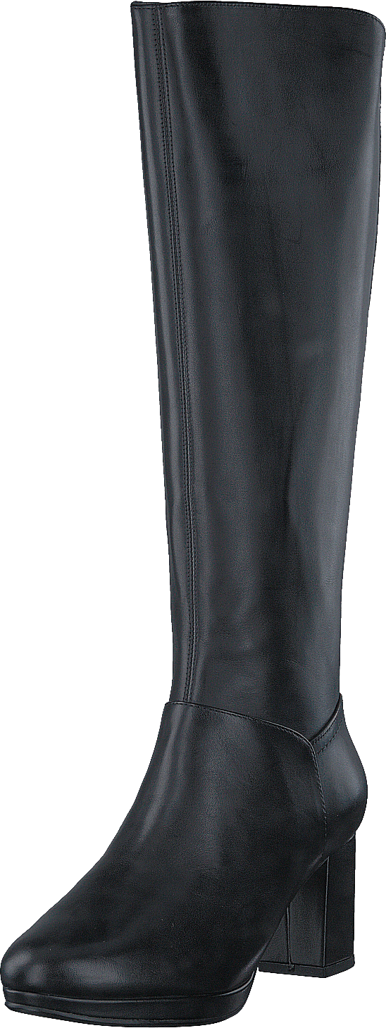 Kelda Pearl Black Leather