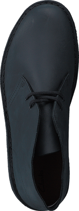 Clarks - Desert Boot Black Smooth Lea