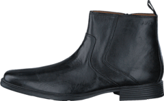 Clarks - Tilden Zip Black Leather