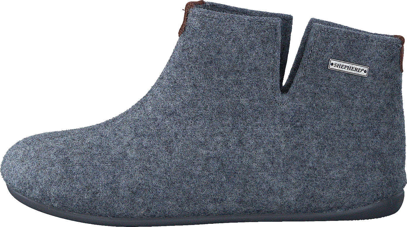 Ester Grey, Female, Sko, Sandaler og Hjemmesko, hjemmesko, Grå, EU 37