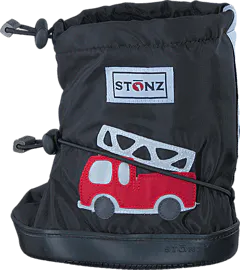 Stonz - Stonz Booties Fire truck - Black