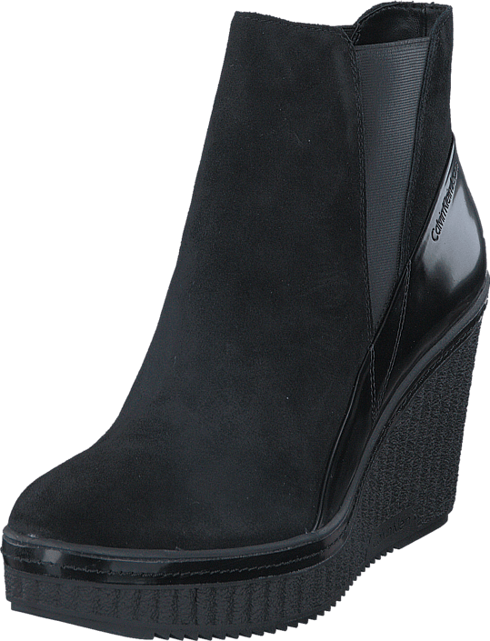 Calvin Klein Jeans - Sasha Suede/ Box Smooth BBK