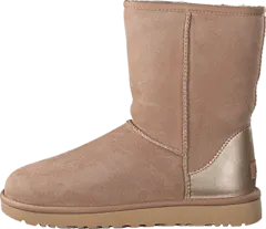 UGG - Classic Short II Metallic Driftwood