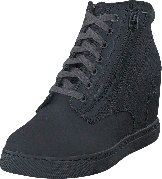 G Star Raw Pristel Zip Wedge svart svarta Skor Online G Star Raw Pristel Zip Wedge svart svarta Skor Online