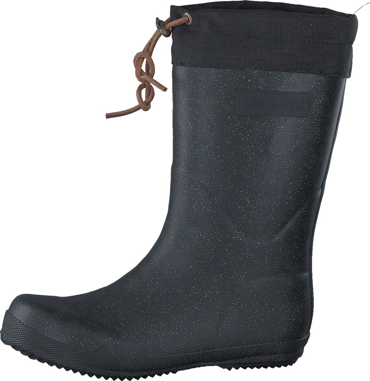 Rubber Boot Winter Thermo Glitter Black