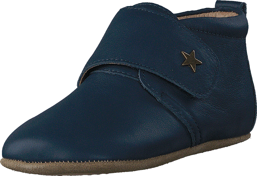 Home Shoe Velcro Star Navy