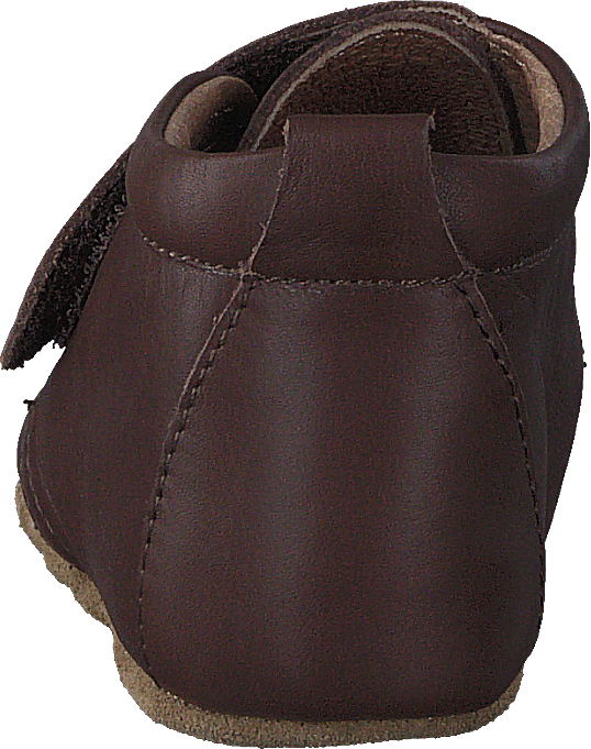 Home Shoe Velcro Star Brown