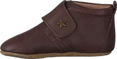 Bisgaard - Home Shoe Velcro Star Brown