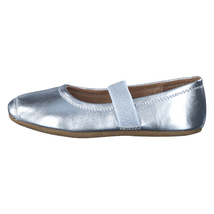 Home Shoe Ballet Silver, Unisex, Buty, Płaskie buty, baleriny, Srebro, EU 34