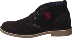 U.S. Polo Assn - Amadeus 13 Suede Dark Brown