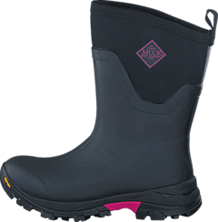 Muckboot - Arctic Ice Mid Black/Hot Pink